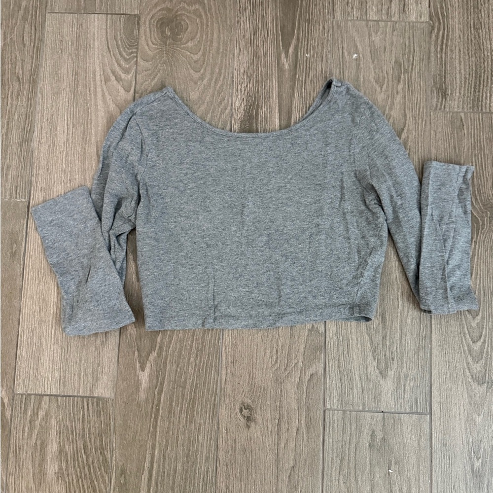 Forever 21 Gray Crop Top